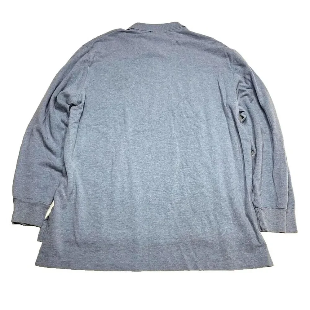 Ralph Lauren Polo Shirt‎ XL Mens Blue Long Sleeve White Pony